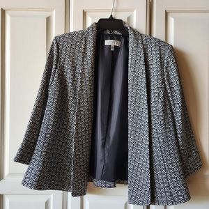Kasper Blazer size 16 black and white